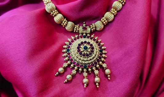 Antique Necklace with Earrings